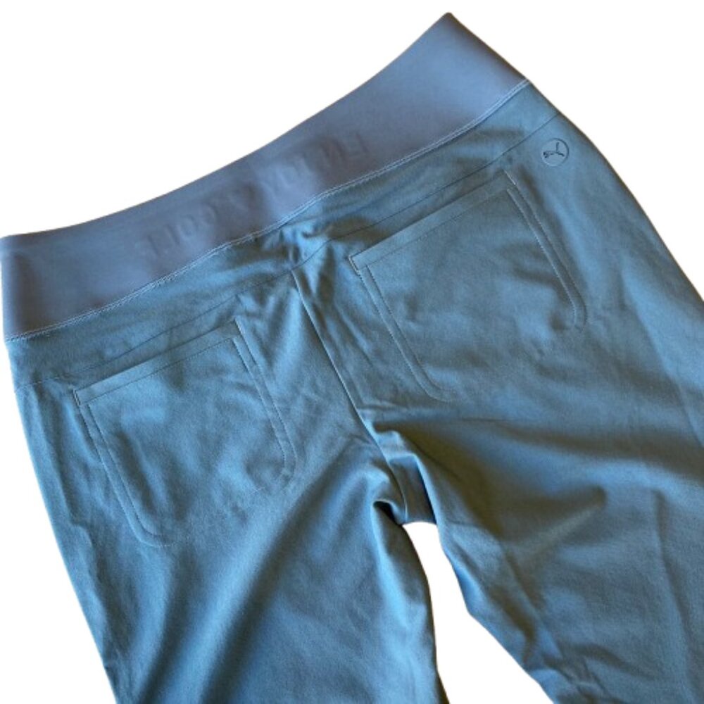 Puma PWRSHAPE Woven Golf Pants Stretch Womens XL Evening Sky NWT - Picture 10 of 10